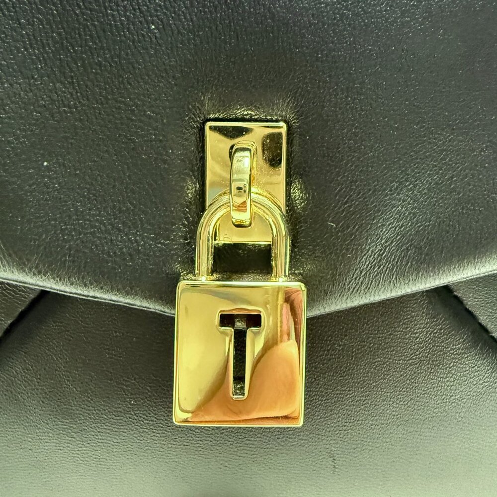 Ted Baker Poppy Small Satchel Crossbody Black Nappa Leather NWT - SO CUTE ❤️❤️ - Picture 5 of 7